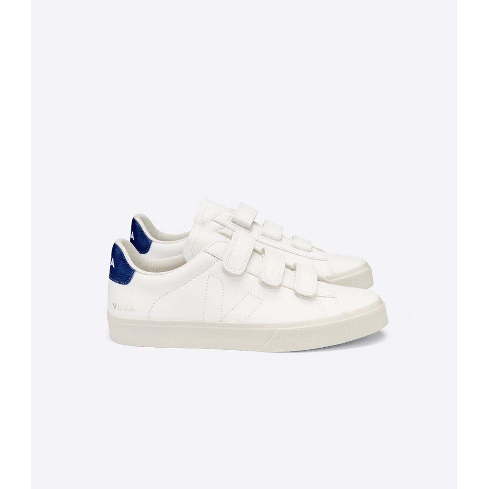 Veja RECIFE CHROMEFREE Sneakers Heren White/Blue | NL 312DFM